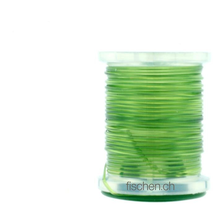 Image of Hareline Dubbin Vinyl rib midge green bei fischen.ch