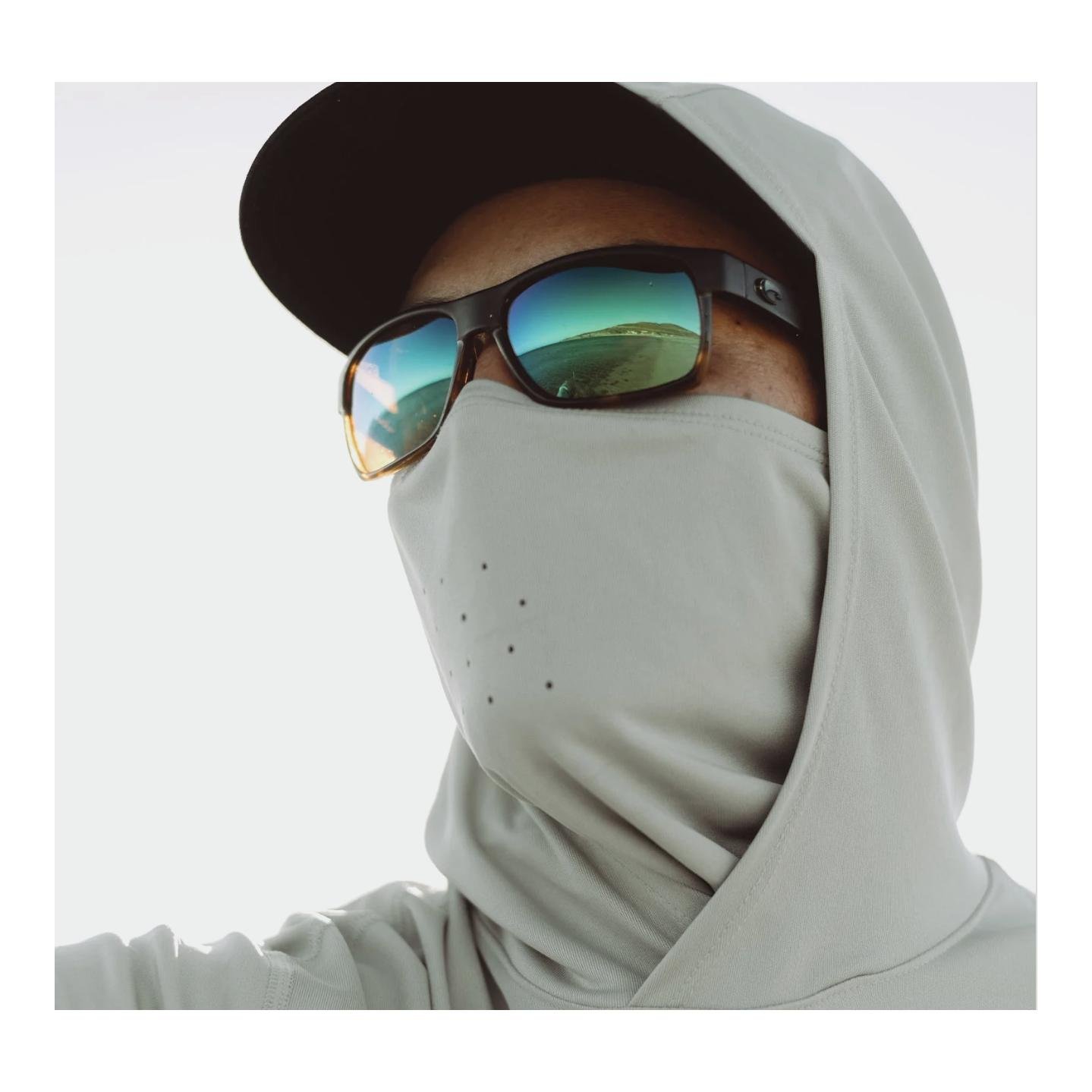 Grundéns UV-Schutz Hoodie mit integrierter Gesichtsmaske