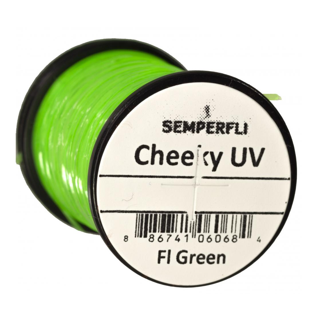 Image of Semperfli Cheeky UV - Fl. Green - Tinsel - Fluo Green - bei fischen.ch