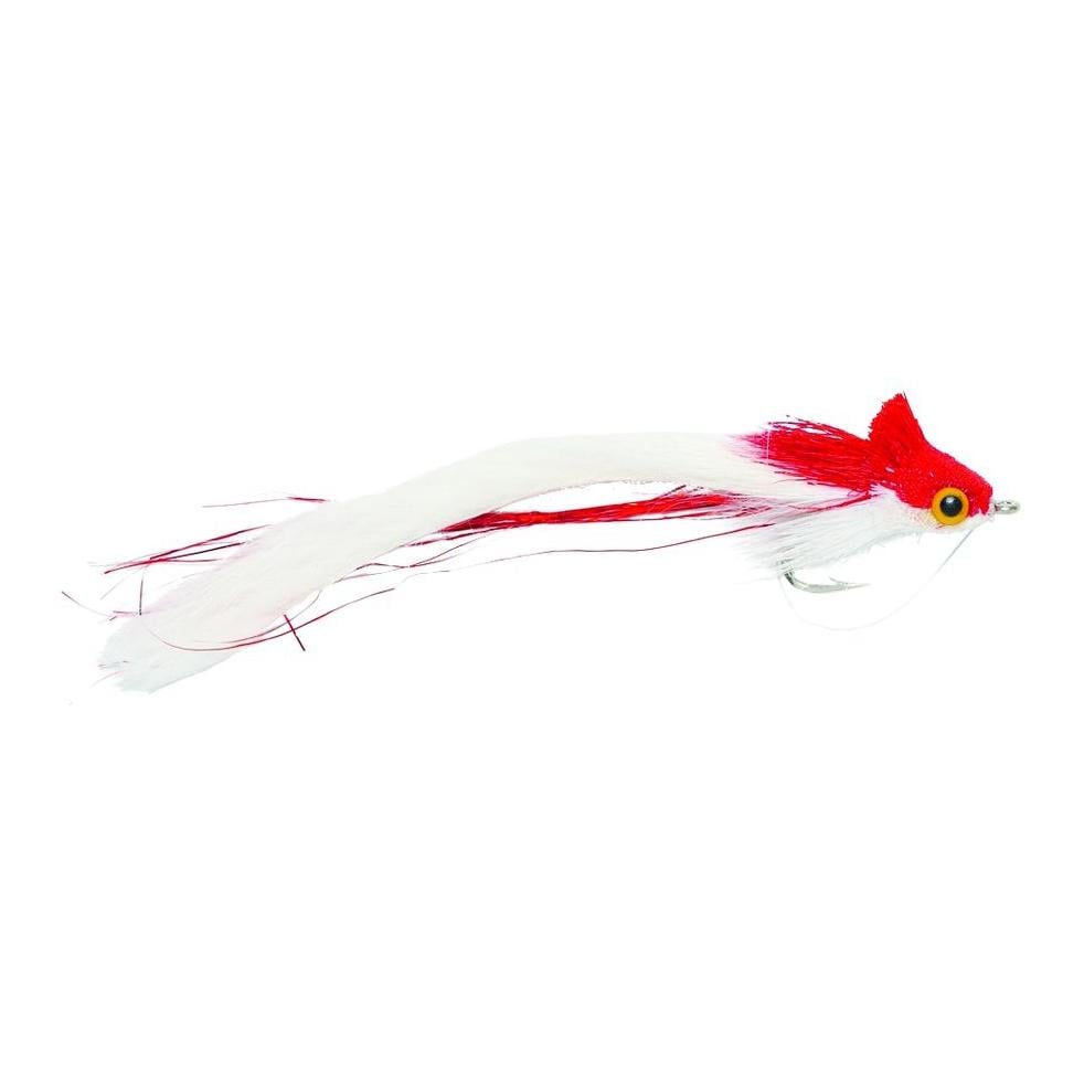 Fulling Mill Rabbit Strip Diver Red/White - Streamer