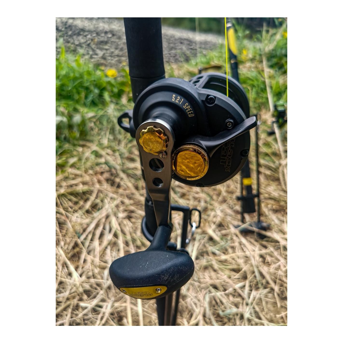 Black Cat Buster LH - BCB 650 Linkshand-Multiplikatorrolle