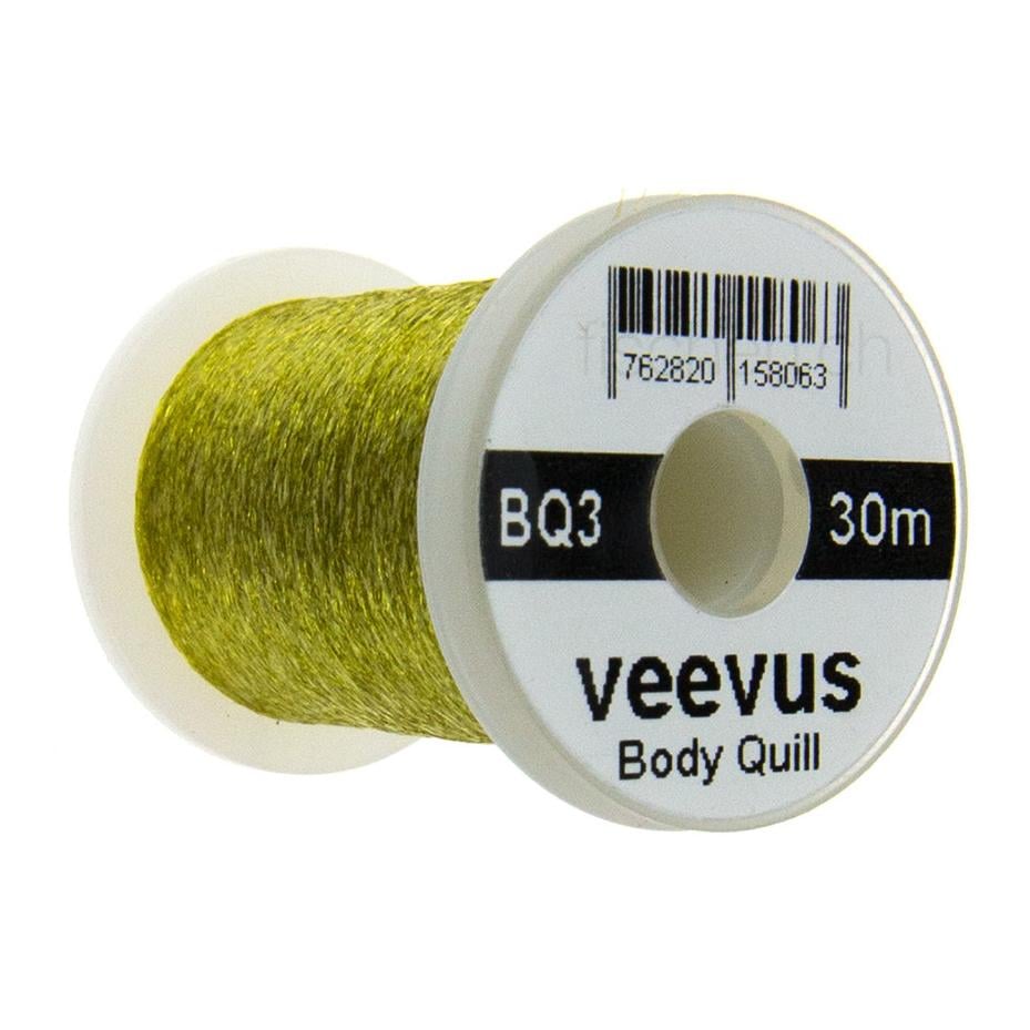 Image of Veevus Body Quill - Lt. Olive - Körpermaterial - Light Olive - bei fischen.ch