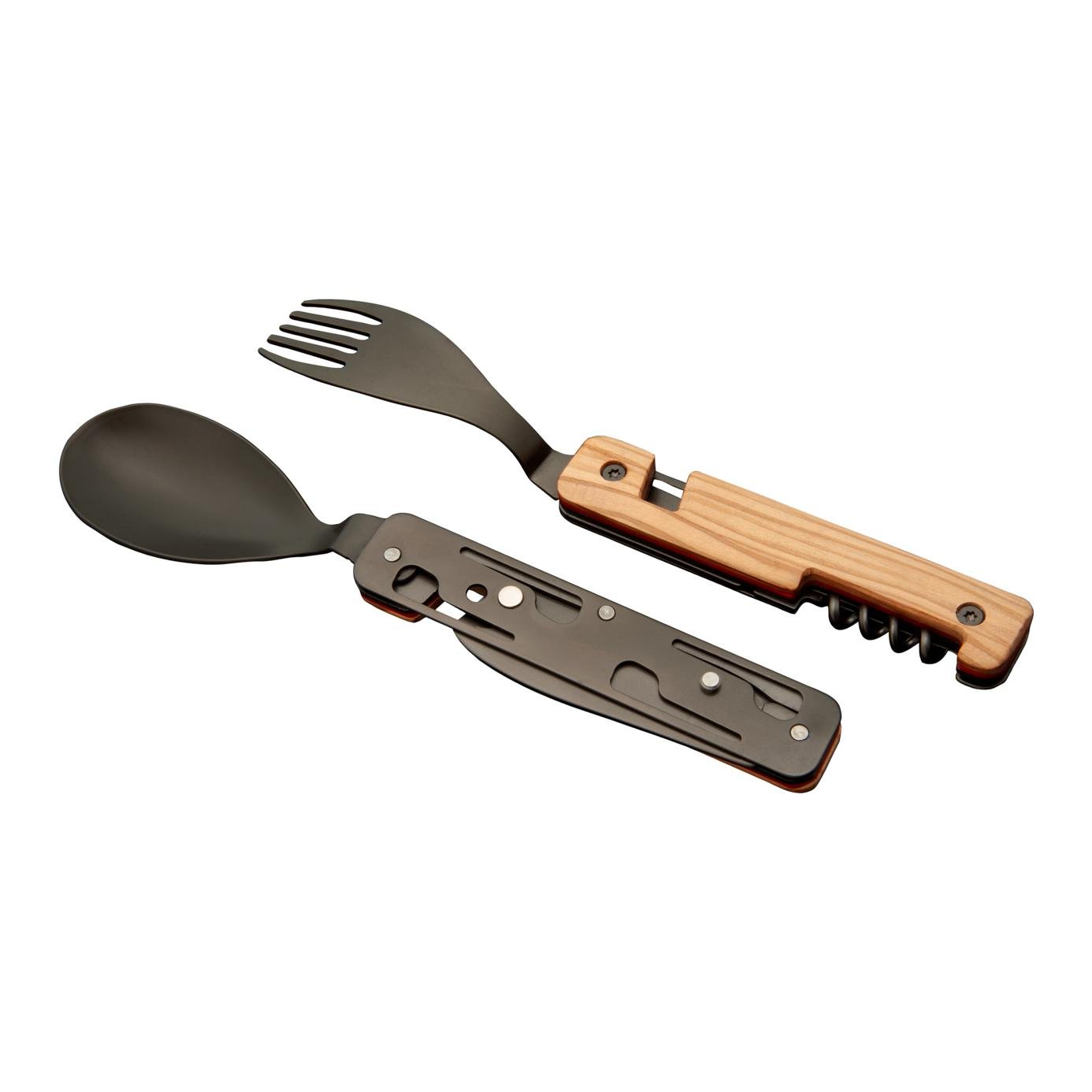 Image of Akinod Multifunctional Cutlery 13h25, Titan - Olivenholz - bei fischen.ch