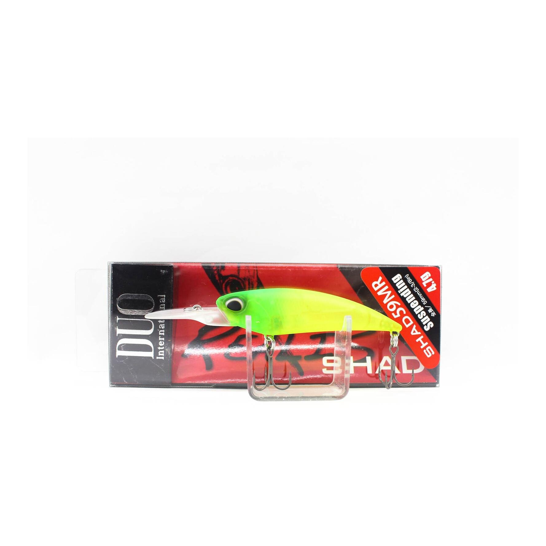 DUO Realis Shad 59 MR - Ghost Mat Lime Chart -