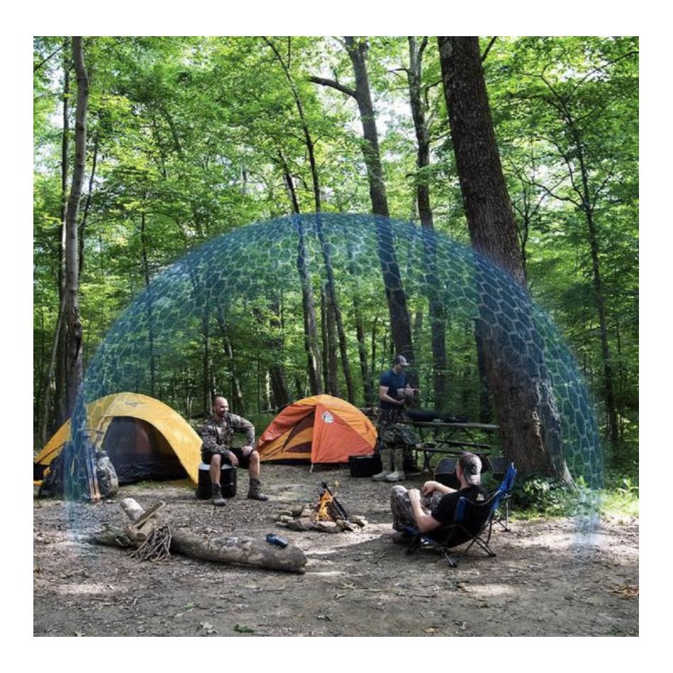 Mückenschutz Set MR450 + Nachfüllpack 120+Std