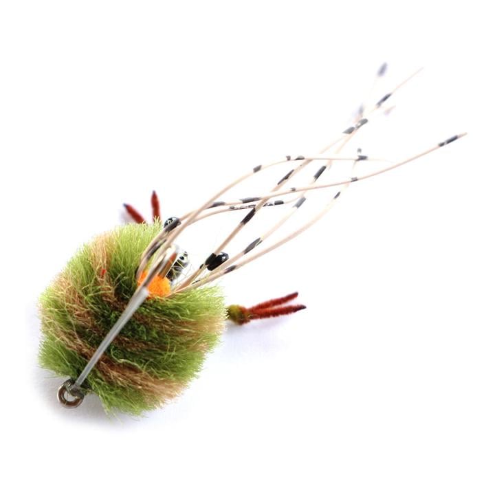 Image of Fulling Mill Gumby Crab - Olive - Streamer bei fischen.ch