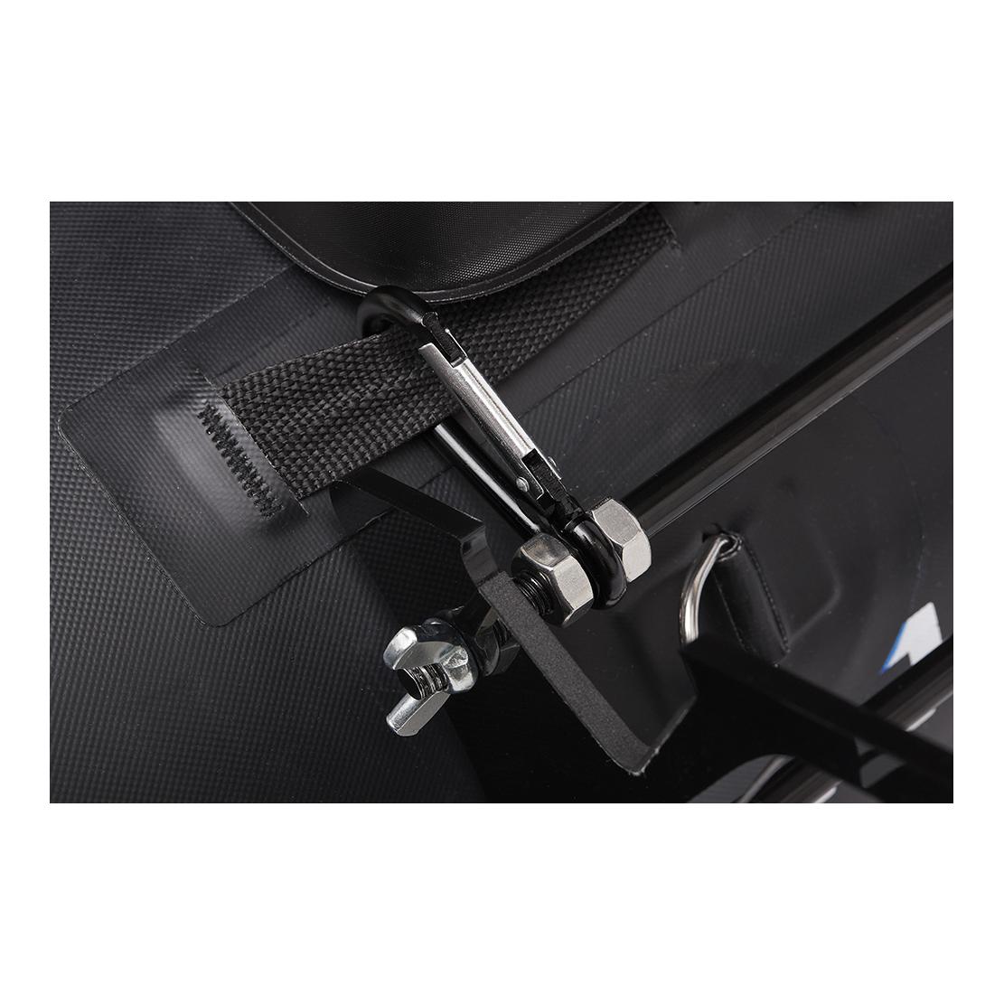 BELLY BOAT ROD STATION BLACK 4 RODS - Rutenhalterung