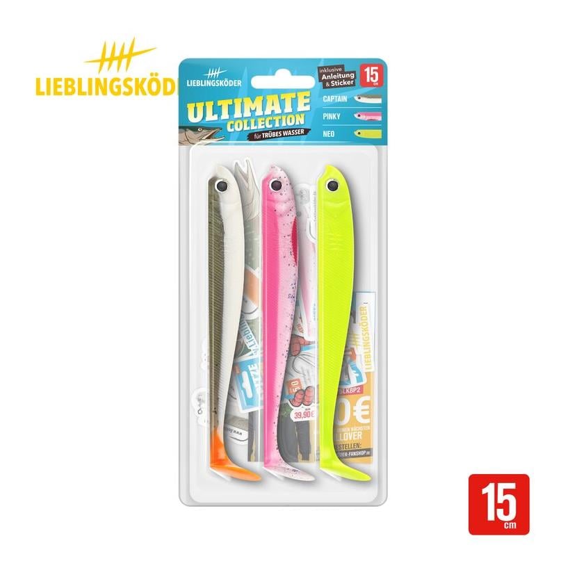 Ultimate Collection trübes Wasser - Gummiköder-Set