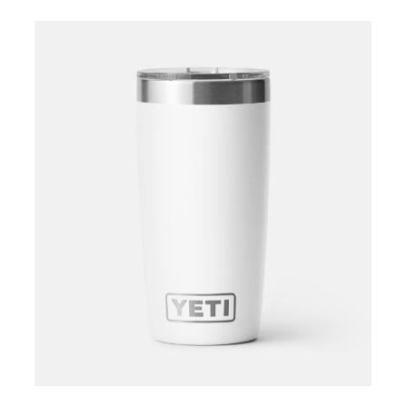 YETI RAMBLER 10 OZ TUMBLER - Trinkbecher - White -