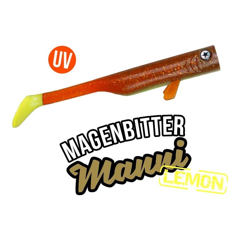 Drunk Bait Magenbitter Mani Lemon 16cm - Gummiköder