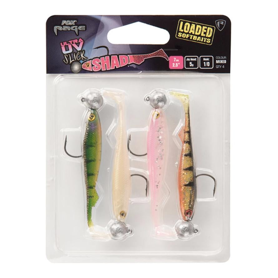 FOX Rage Ultra UV Slick Shad Loaded - Leurre souple