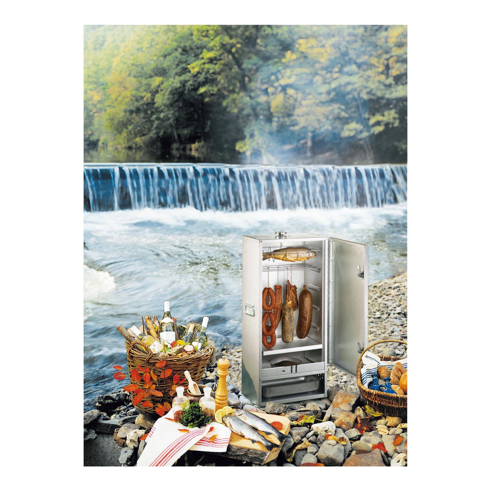 Peetz Räucherofen mit Tür 630 - aluminiertes Feinblech