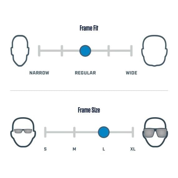 Slack Tide Blue Mirror - Lunettes polarisées