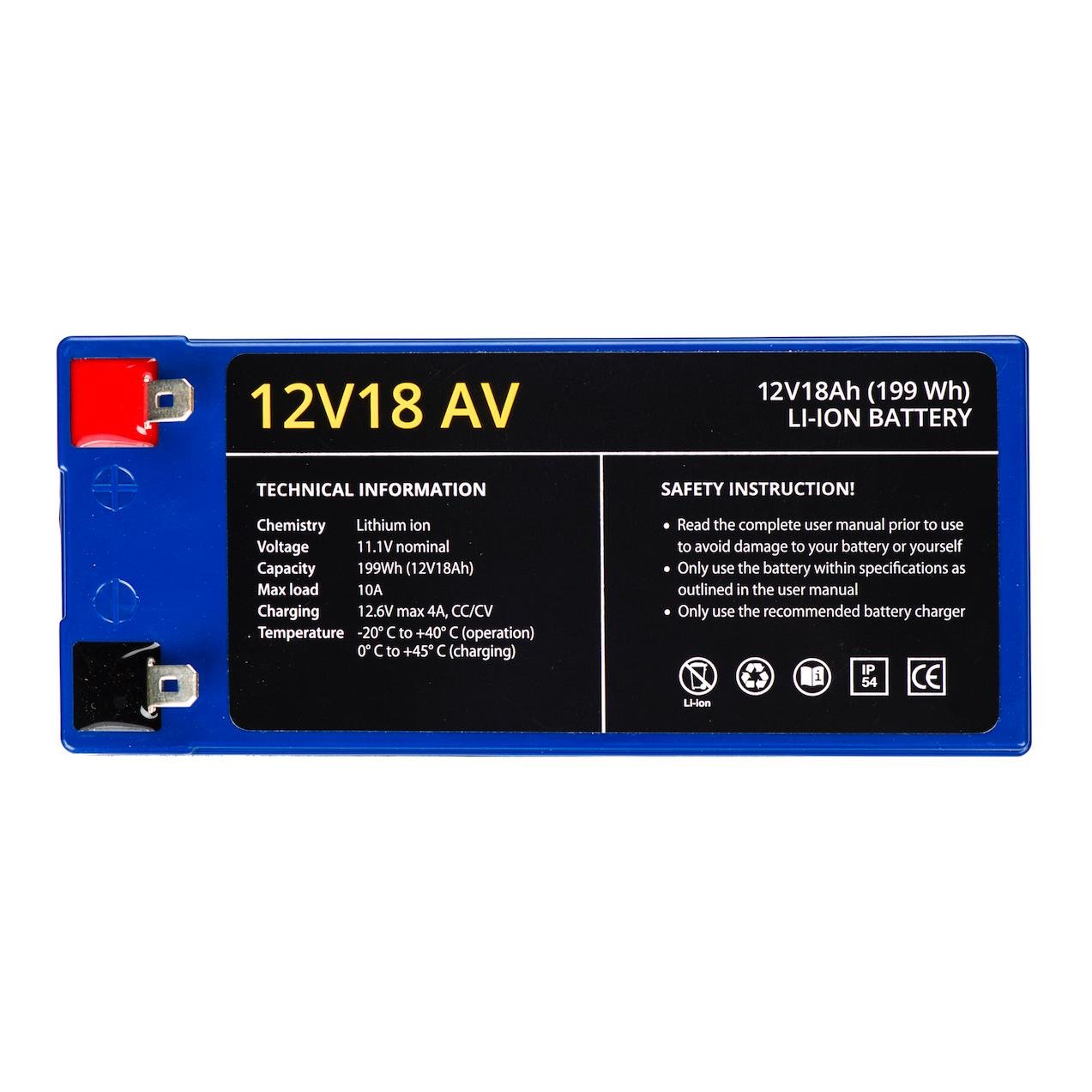 Rebelcell 12V18AV - Batterie lithium-ions