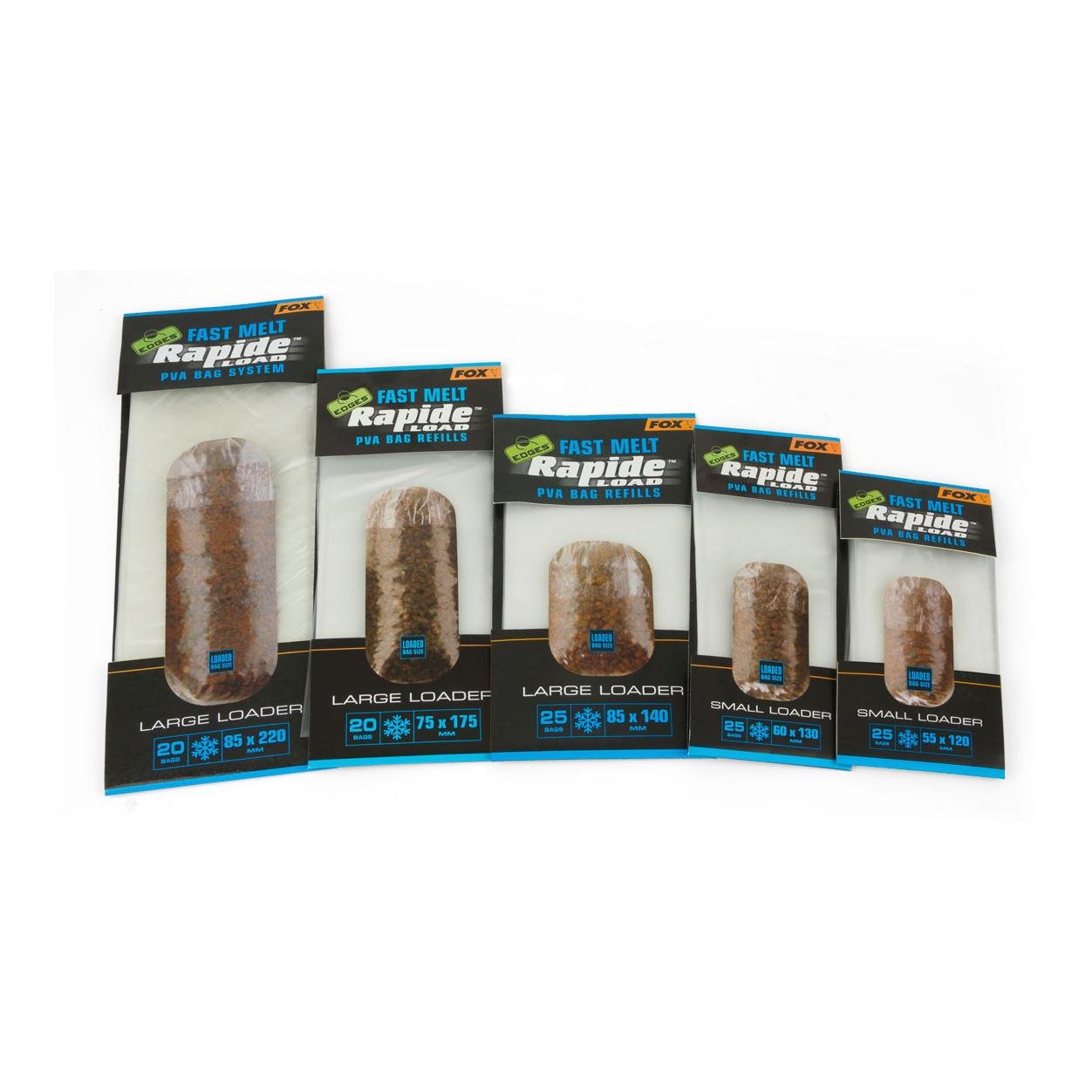 FOX Rage Edges Rapide Refills Fast Melt 75mmx175mm x 20 bags