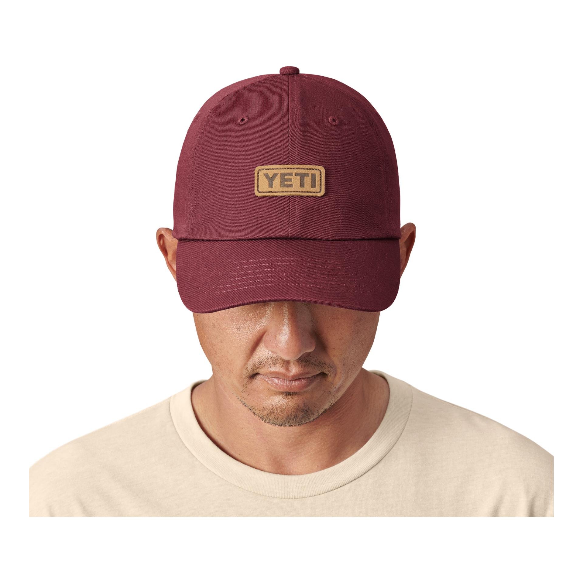 Leather Logo Badge 6 Panel Soft Crown - Cap