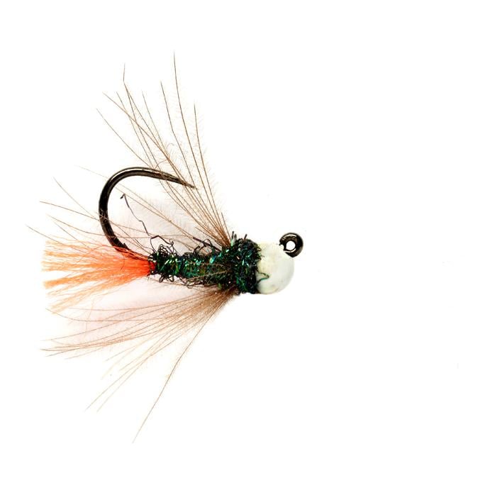 Image of Fulling Mill White Bead Red Tag Jig o.W. - Nymphe bei fischen.ch