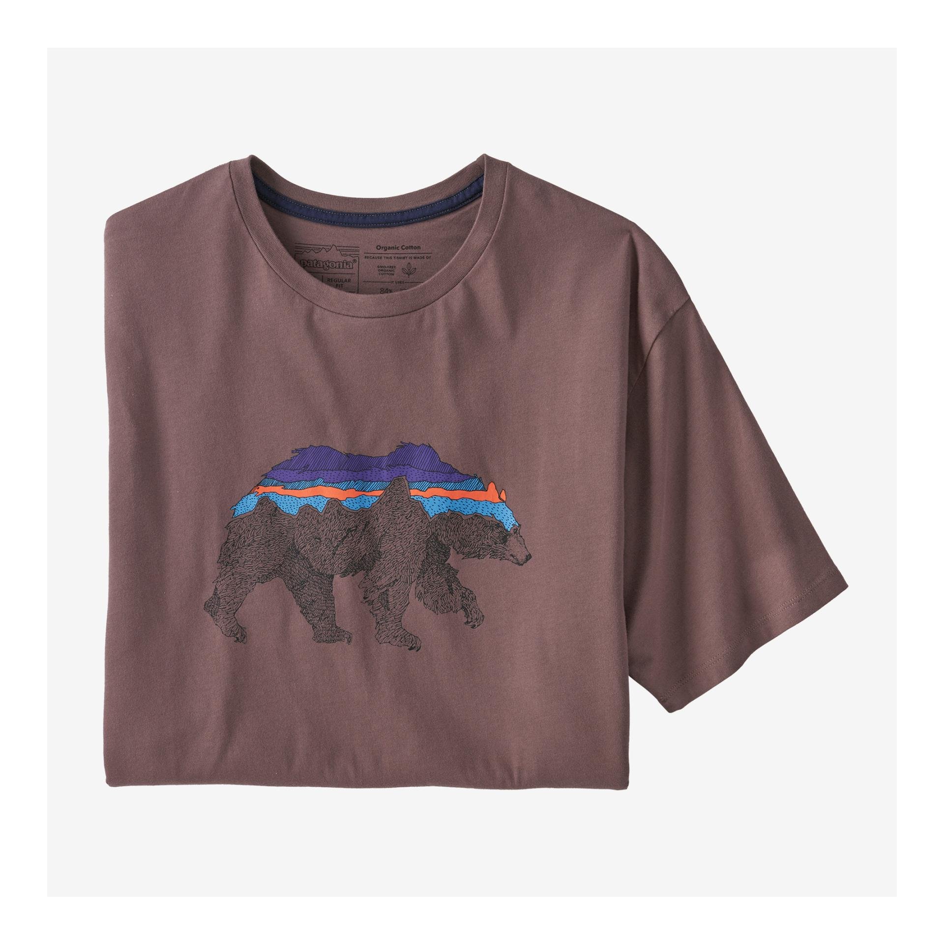Image of Patagonia M's Back For Good Organic - T-Shirt - Dusky Brown - bei fischen.ch