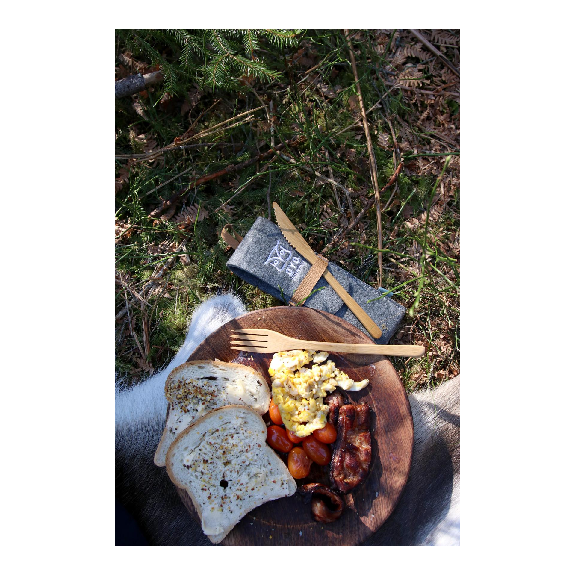 TURTAGRØ - Holzbesteck Set (3 Teilig) 