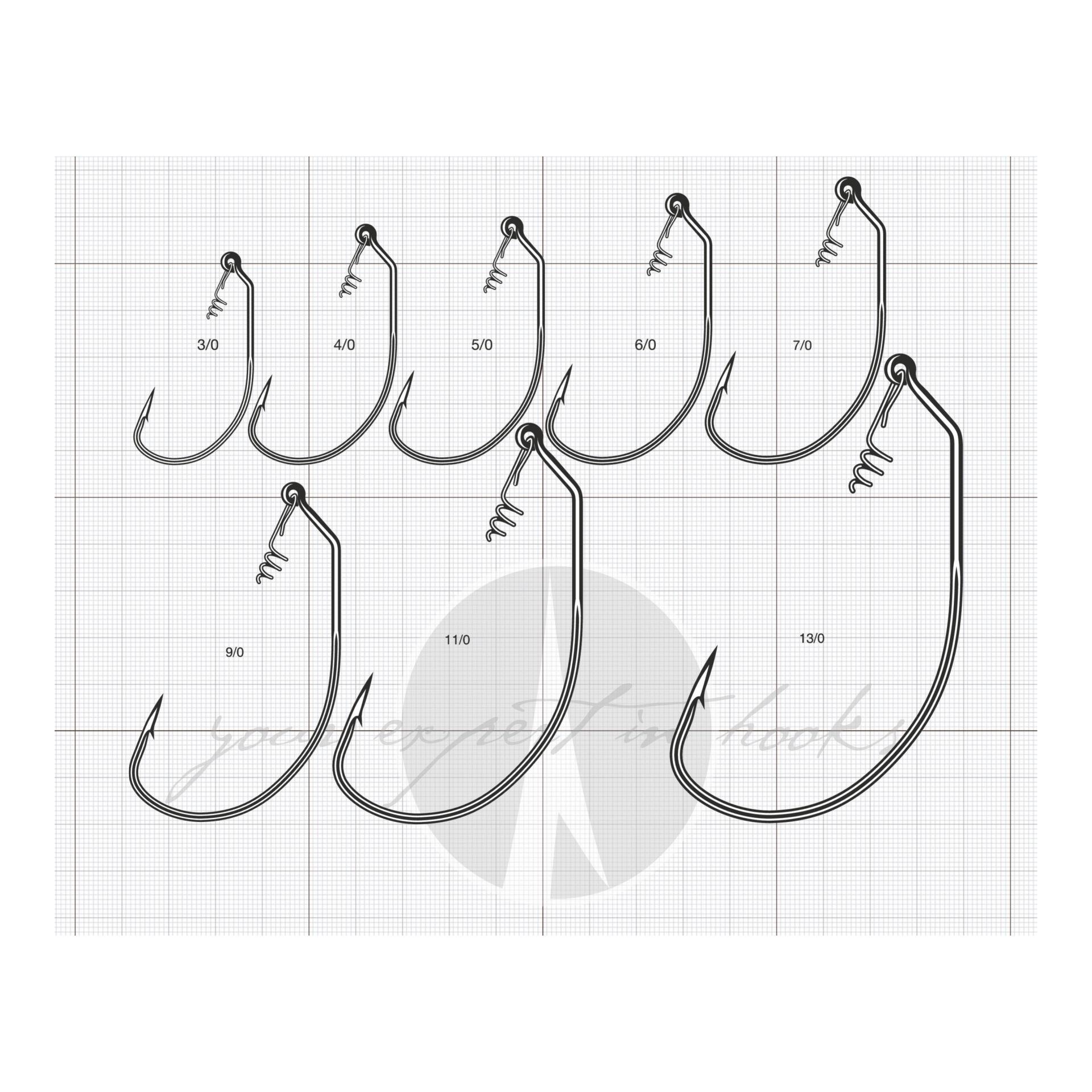 7346SB Heavy Duty Swimbait - Offsethaken mit Schraube