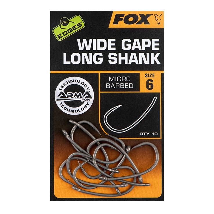 Edges Armapoint Super Wide Gape  Long shank - Size 6