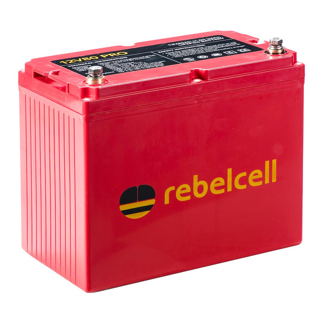 Rebelcell Ladegerät Wasserdicht (IP65) 14.6V20A LIFEPO4 - Wasserdicht für  12V80Ah PRO