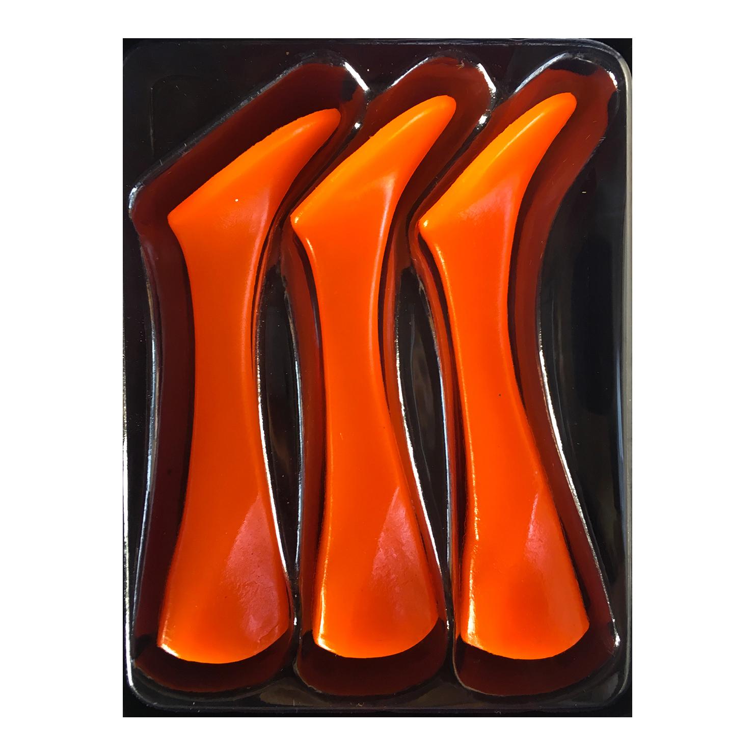 Image of Headbanger Shad 16 Replacement Tails Fluo Orange bei fischen.ch