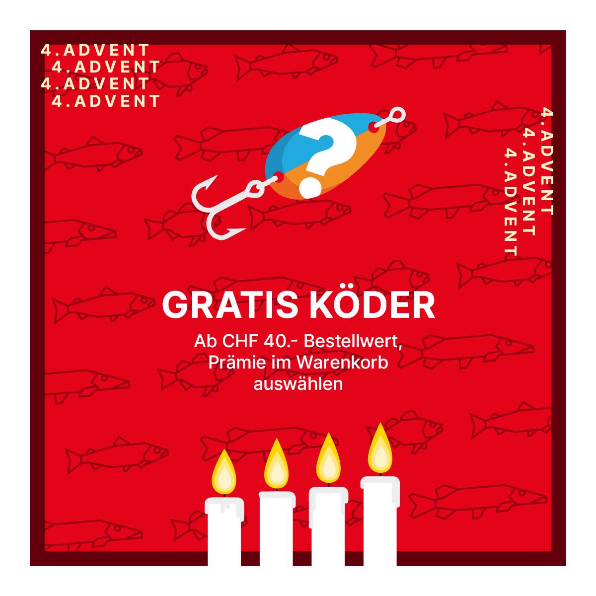 Ligne gratuite avec la canne et le moulinet - 3ème action de l'Avent