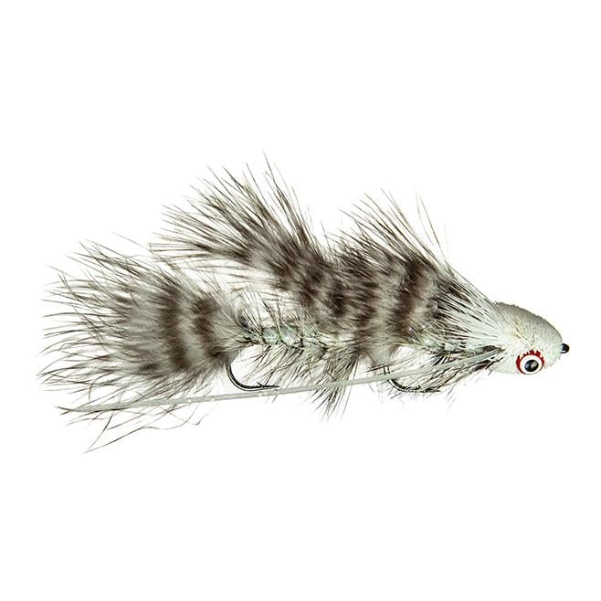 Image of Montana Fly Company Galloup's Barred Mini Dungeon White - Streamer bei fischen.ch