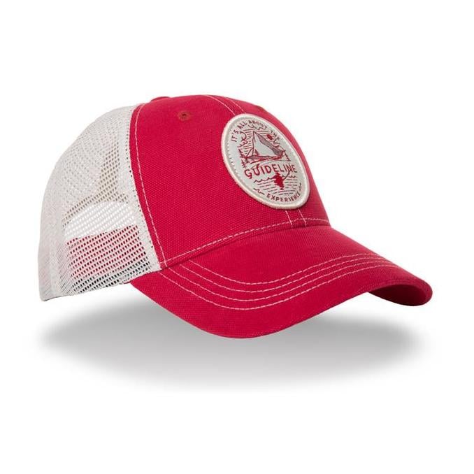 Image of Guideline The Nature Trucker Cap Red/Stone - Cap bei fischen.ch