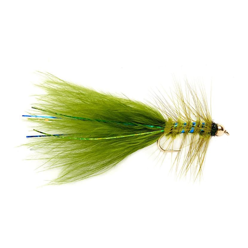 Fulling Mill McPhail Blueflash Damsel Olive - Nymphe
