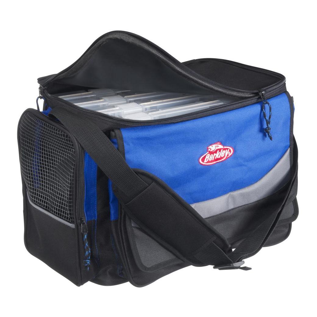 Berkley Tasche mit 4 Köderboxen blau XL
