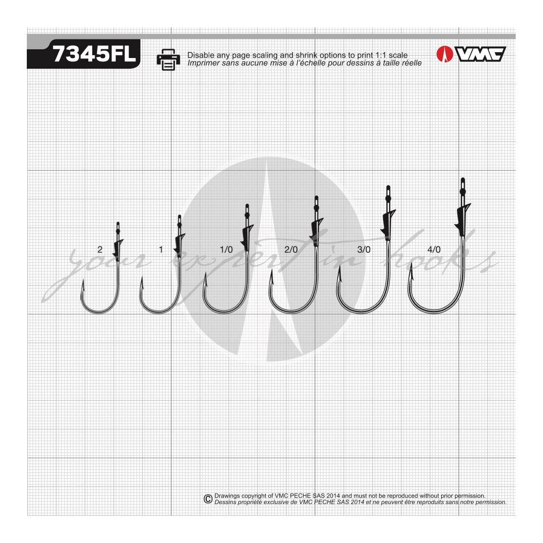 7345FL BN Flippin' - Haken