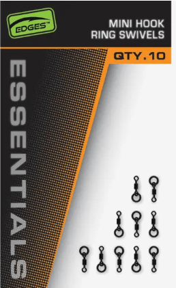 Edges Mini Hook Ring  Swivels x 10