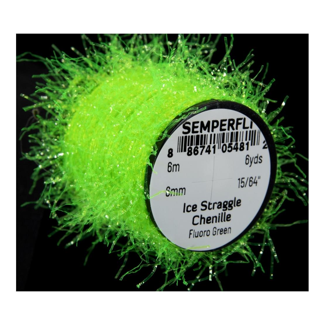 Image of Semperfli Ice Straggle Chenille Fl Green - Fluo Green - bei fischen.ch