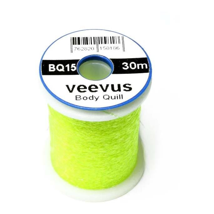 Image of Veevus Body Quill - Fluo Yellow - Körpermaterial bei fischen.ch