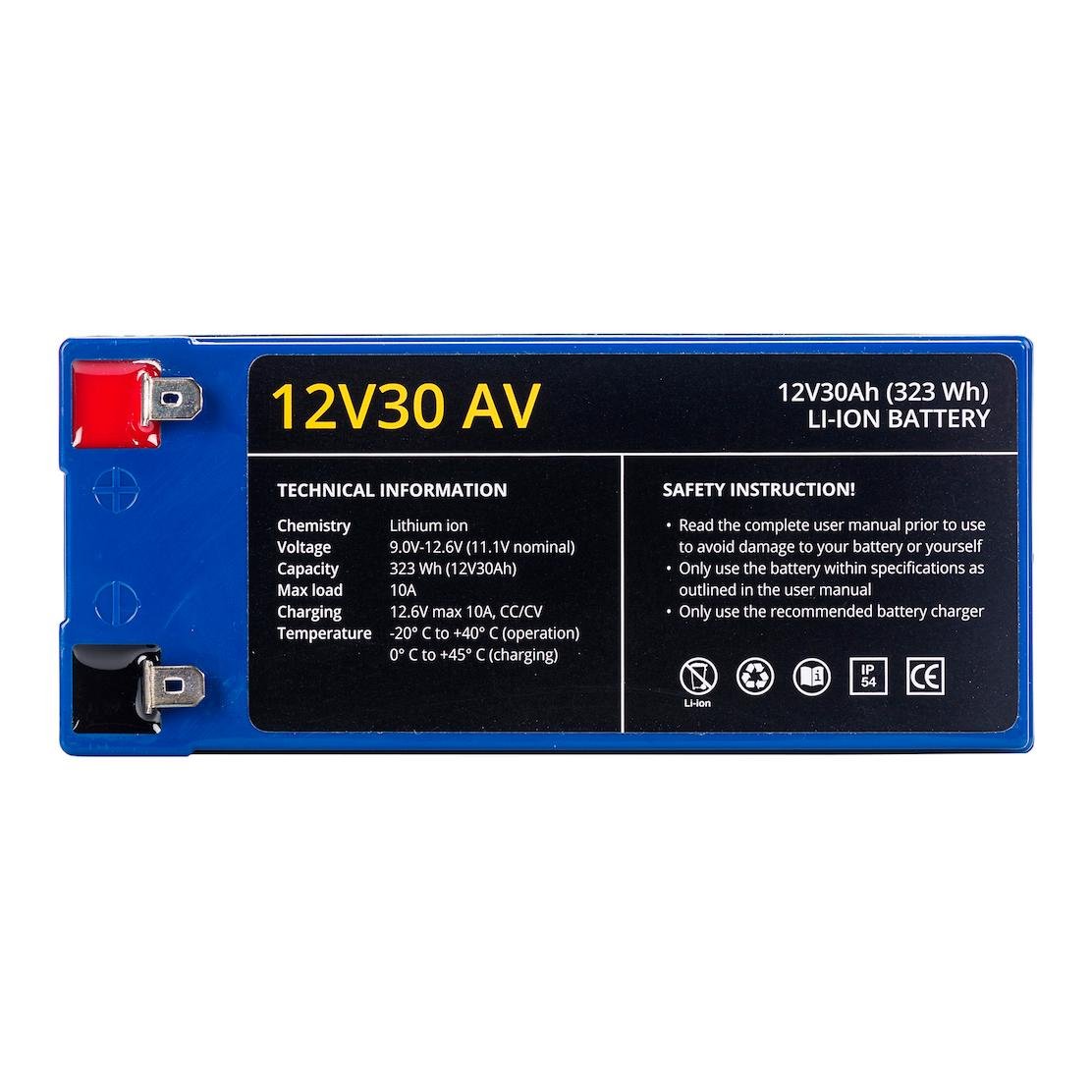 12V30AV - Lithium-Ionen Akku