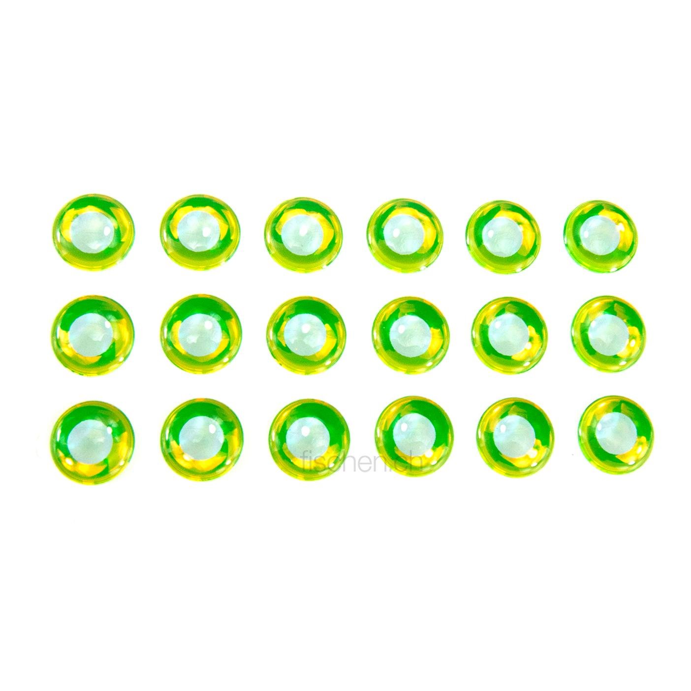 Bauer Epoxy Eyes - White / Chartreuse - Augen