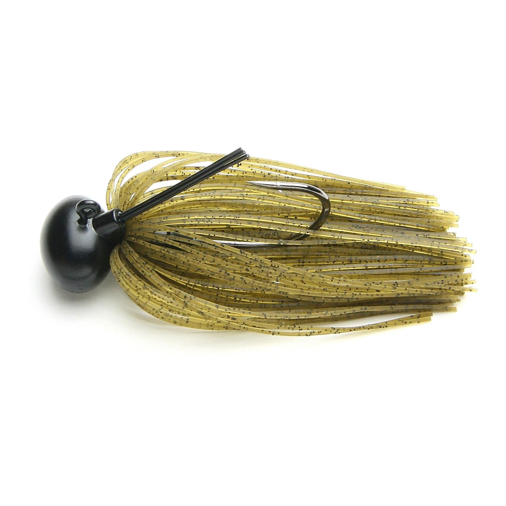 Tungsten Rubber Jig Model 2 Football Green Pumpkin - Skirted Jig