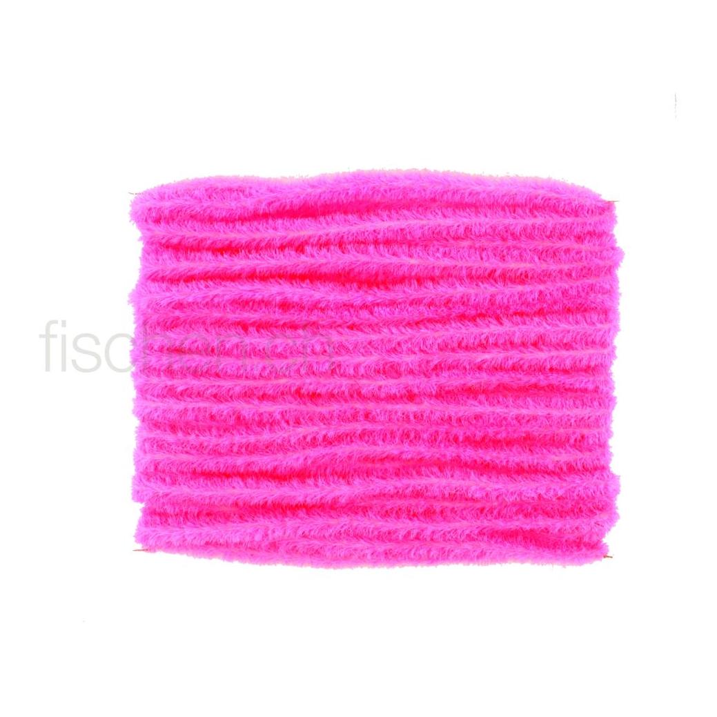 Hareline Dubbin Ultra chenille medium fluo pink