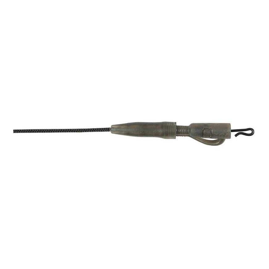 FOX Rage Edges Naturals Leadcore Power Grip Lead Clip Leaders 50lb x 3