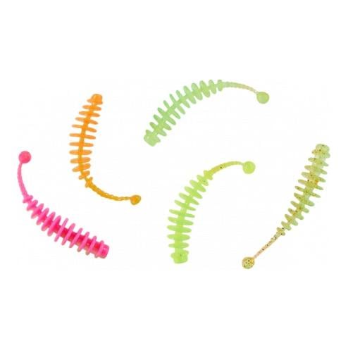 Image of Balzer Trout Collector Pinball Garlic Mix 2 - aromatisierte Forellenwürmer bei fischen.ch