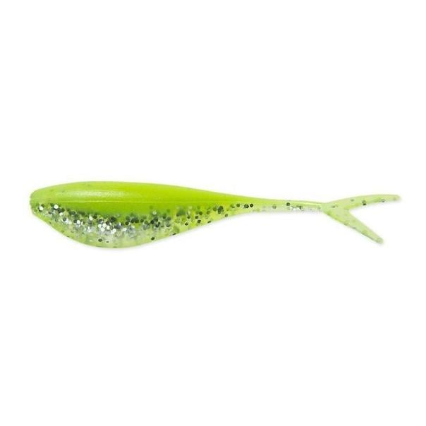 Image of Lunker City Fin-S Shad - Gummiköder - Chartreuse Silk Ice - bei fischen.ch