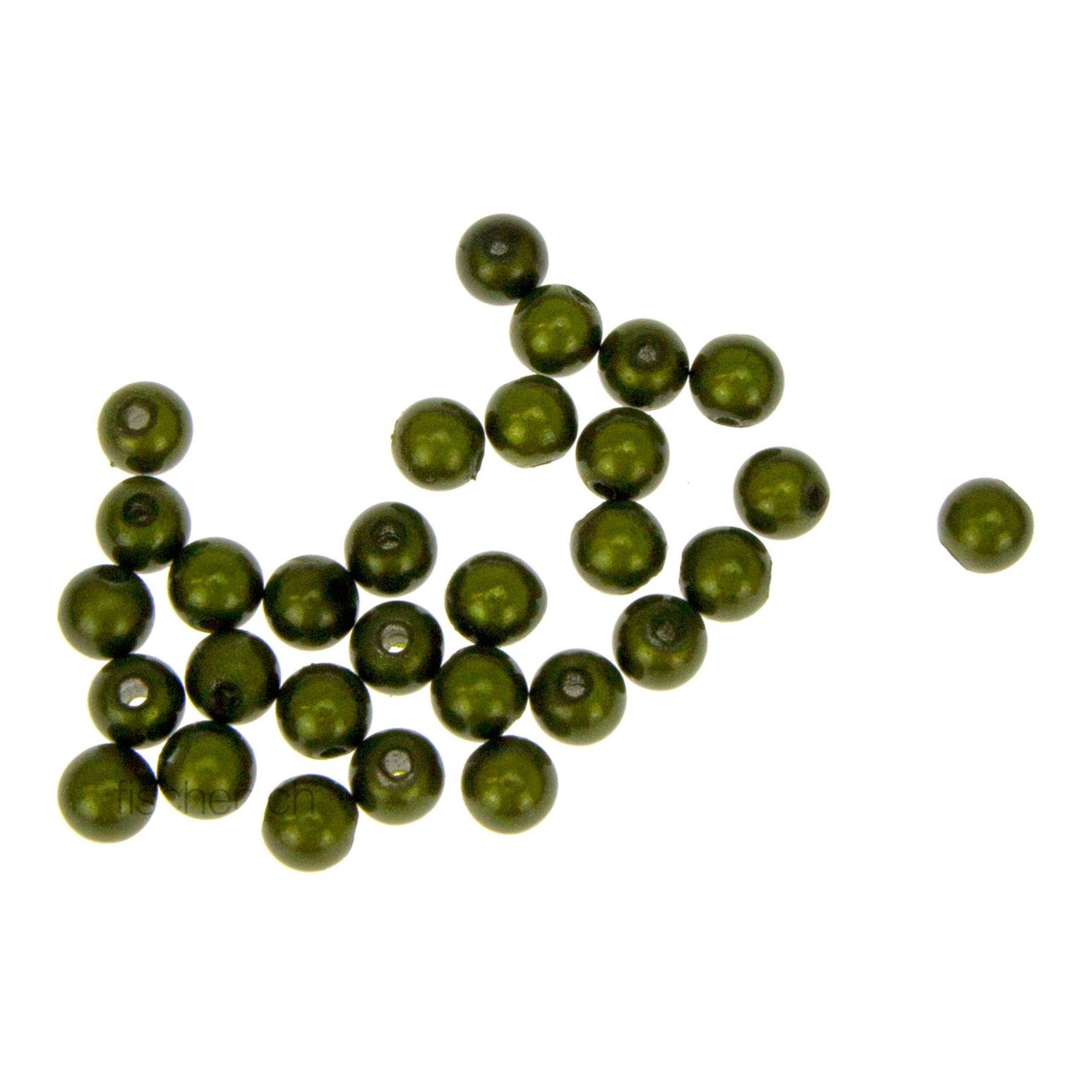 Image of Hareline Dubbin 3D Beads - Olive bei fischen.ch