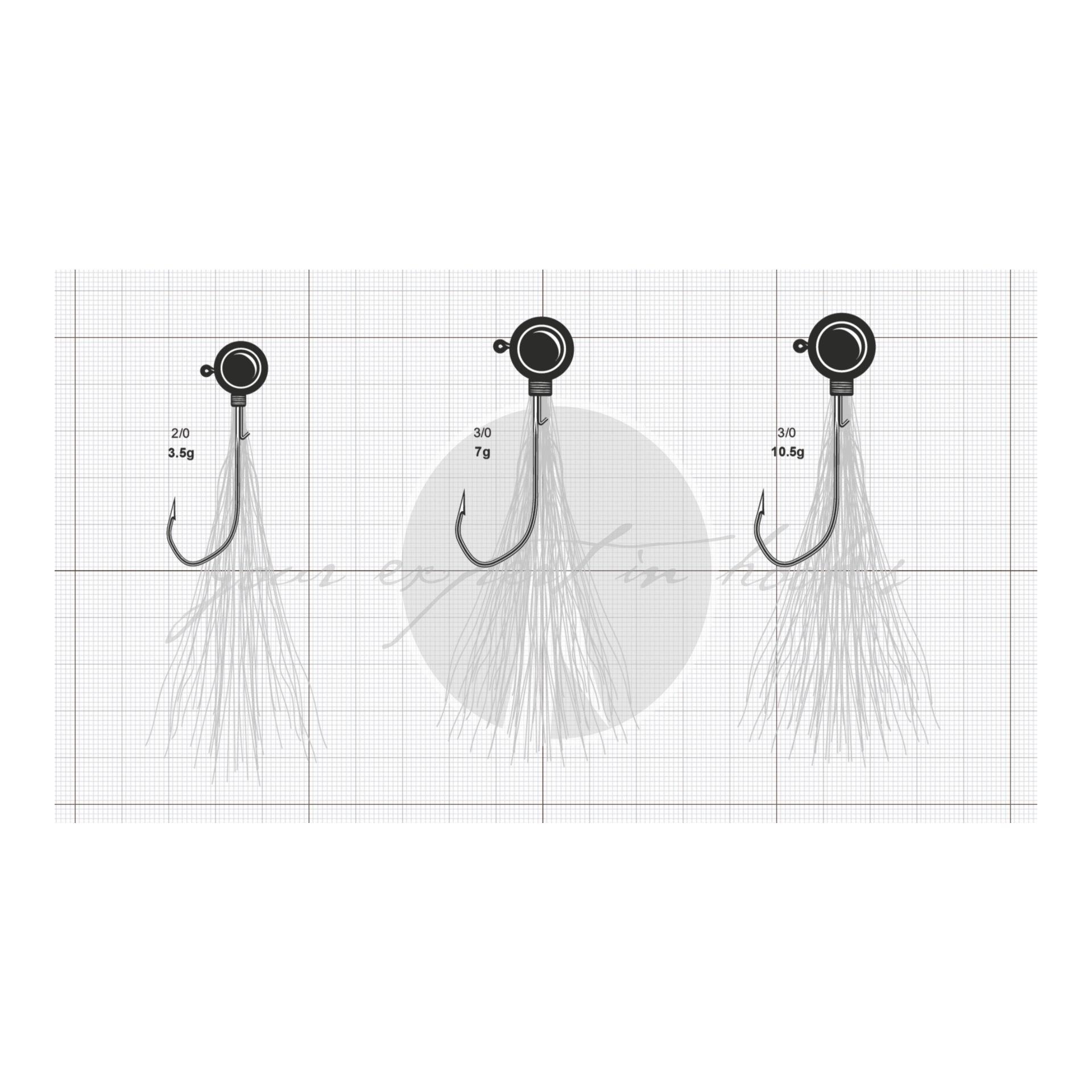 7158 Moontail Jig - Jigköpfe