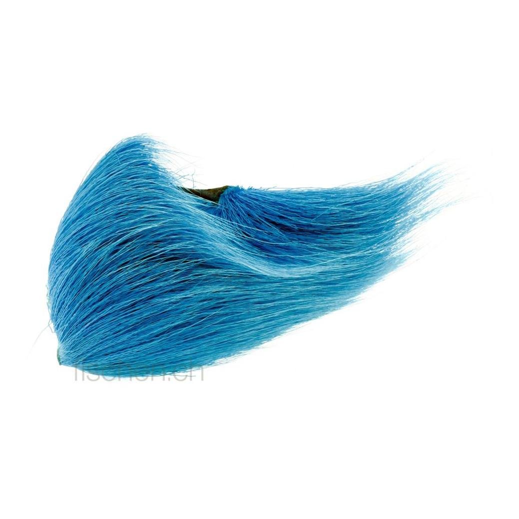 Image of Hareline Dubbin Deer Belly Hair - Fluo Blue - Rehhaar bei fischen.ch