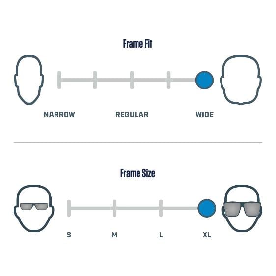 Spearo XL Matte Black - Polarisationsbrille