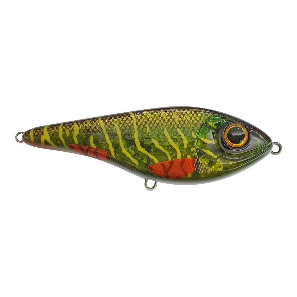 Buster Swim Slow Sinking Green Mototoil Pike UV - Jerkbait