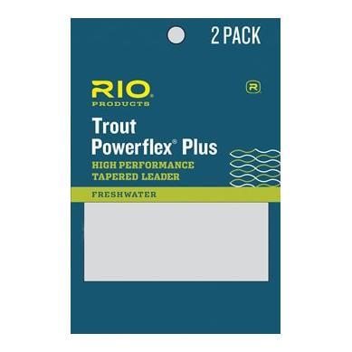 7.5ft Powerflex Plus Tapered Leader 2Pack - Fliegenvorfach