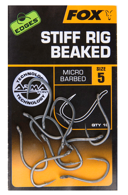 FOX Rage Edges Armapoint Stiff Rig beaked size 4